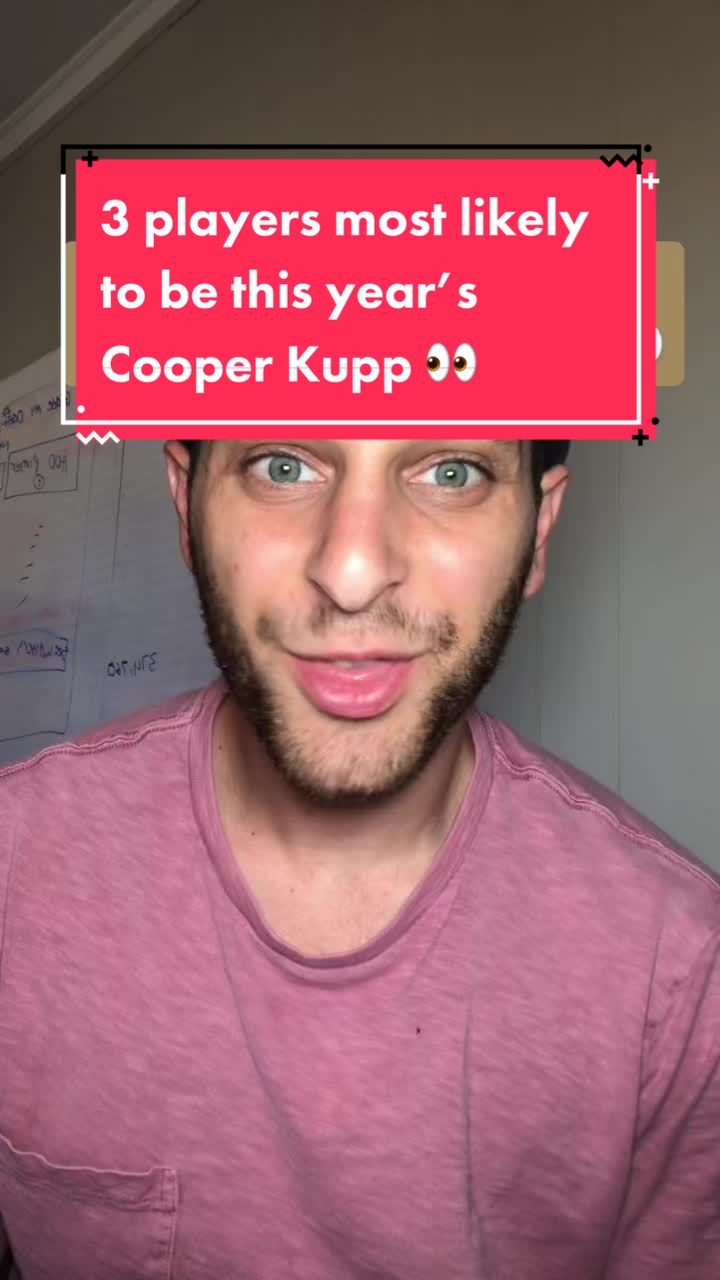 3 players most likely to be this year's Cooper Kupp 👀