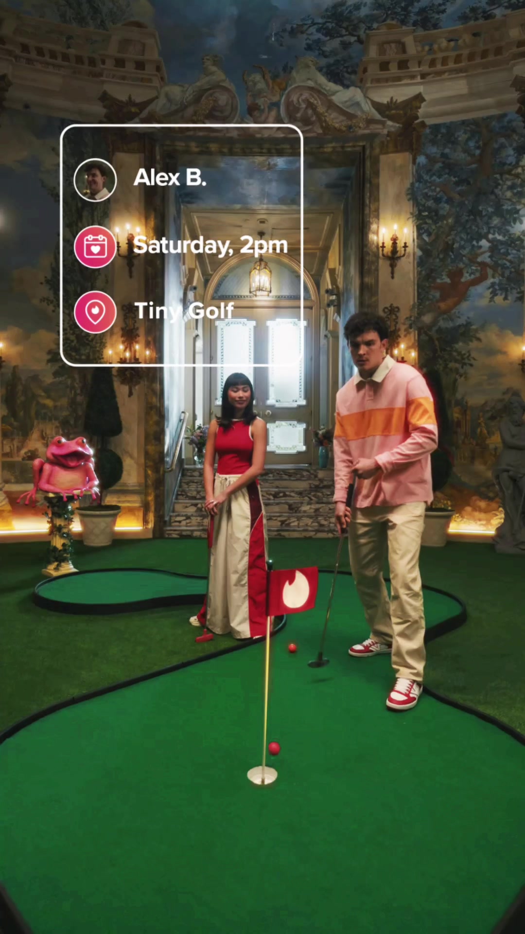 Alex B. Saturday, 2pm Tiny Golf