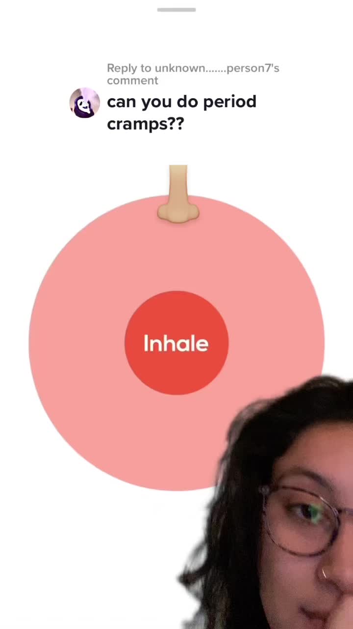 can you do period cramps?? Inhale