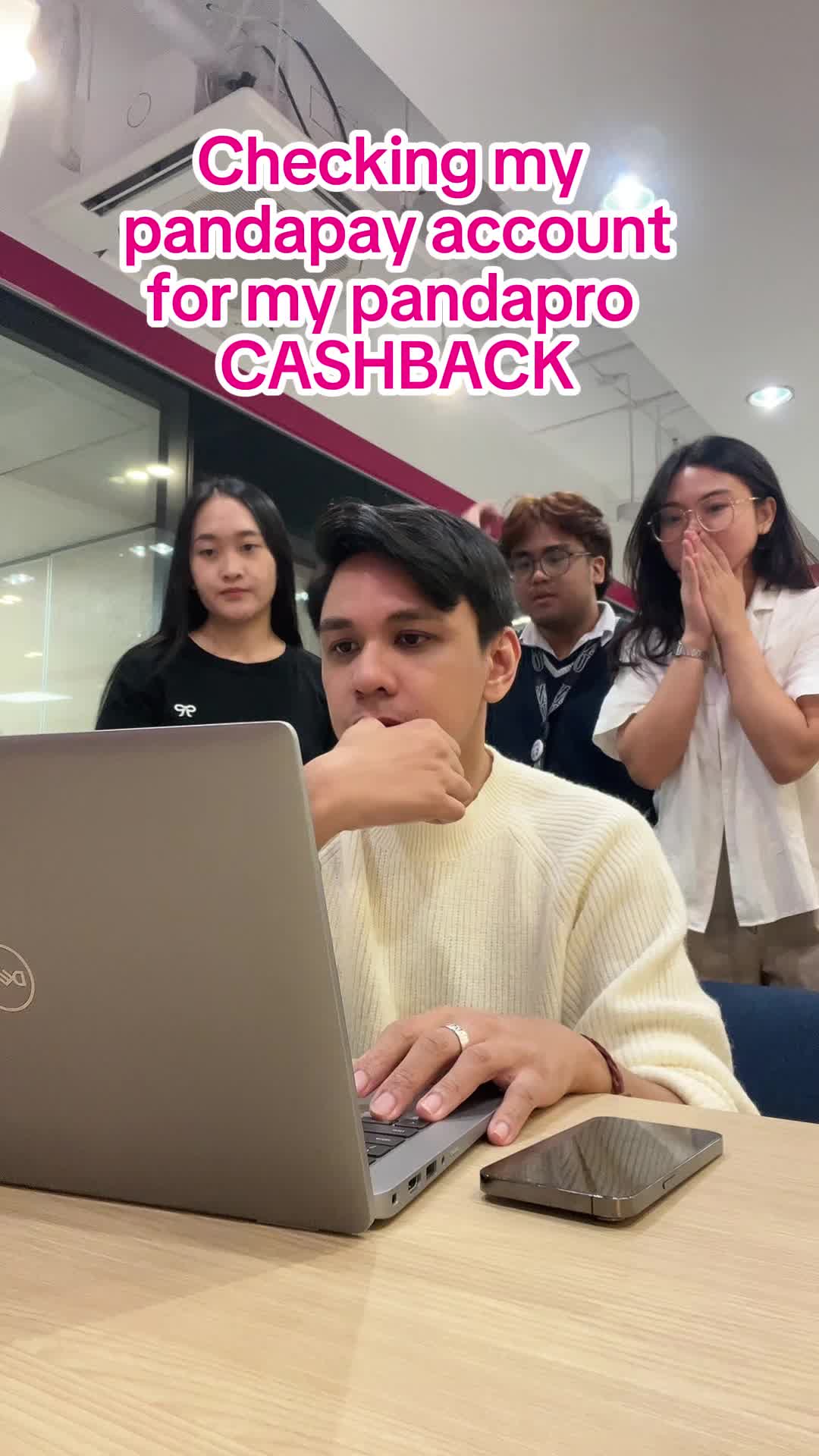Checking my pandapay account for my pandapro CASHBACK