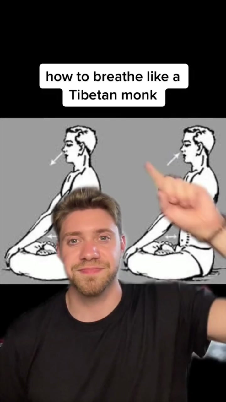 how to breathe like a Tibetan monk