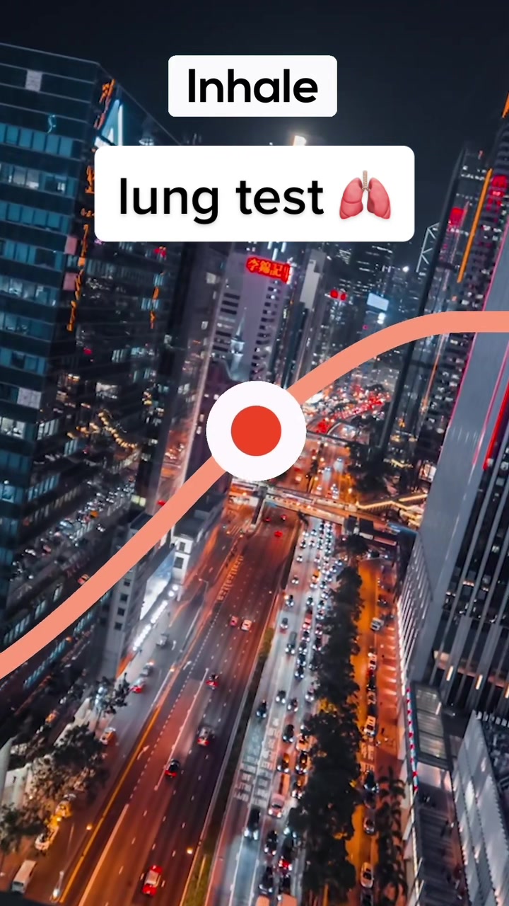 Inhale lung test