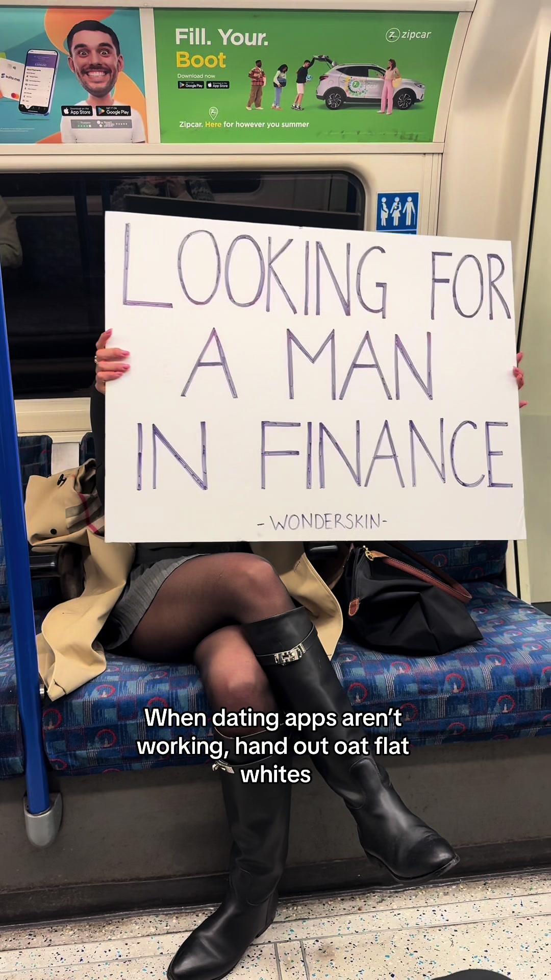 Looking for a man in finance - Wonderskin - When dating apps aren't working, hand out oat flat whites