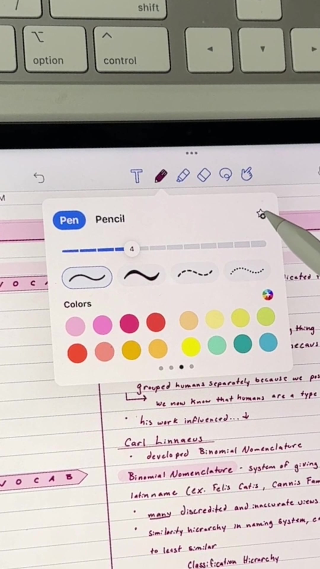 Pen Pencil Colors