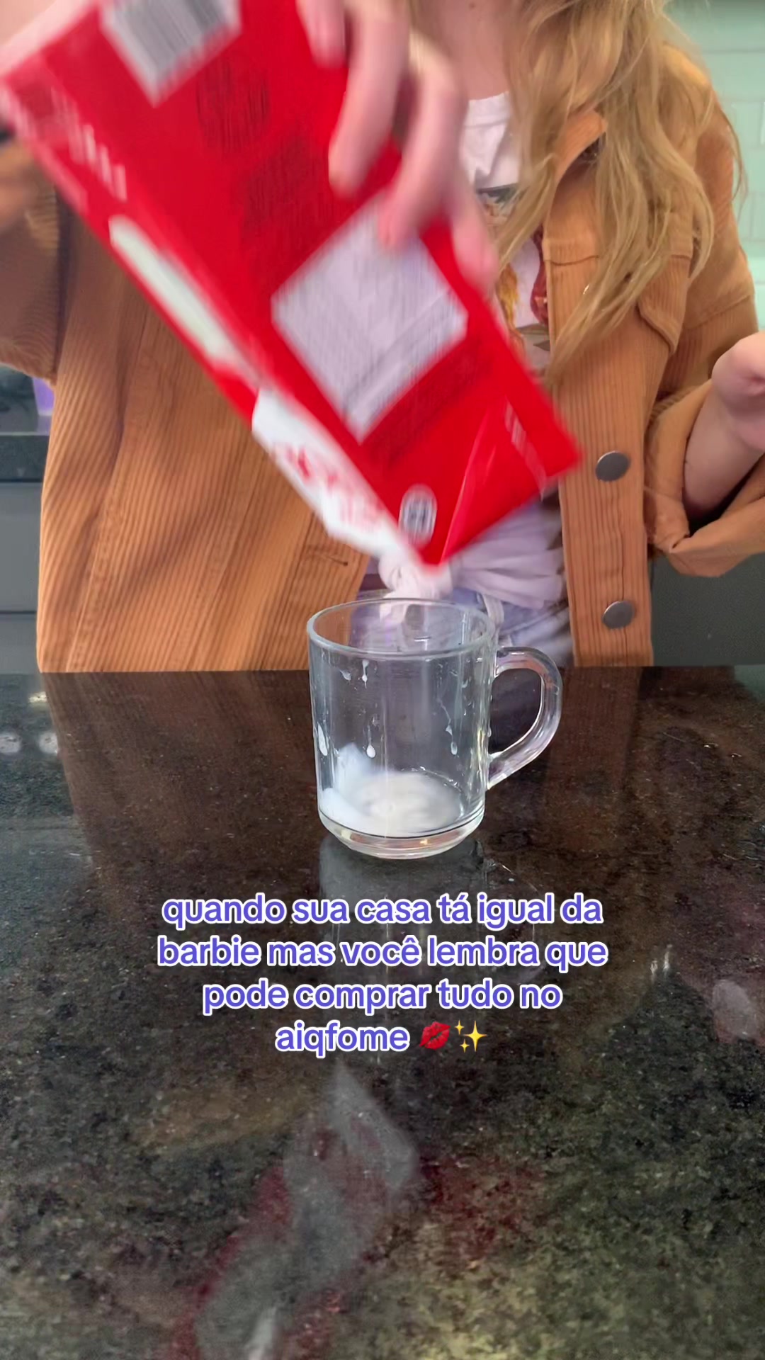 quando sua casa tá igual da barbie mas você lembra que pode comprar tudo no aiqfome 💋✨