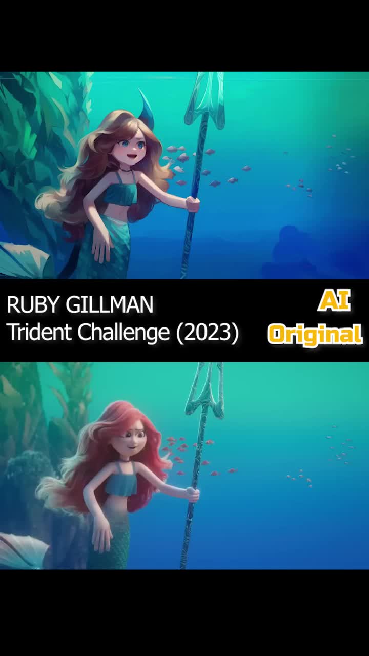 RUBY GILLMAN Trident Challenge (2023) AI Original