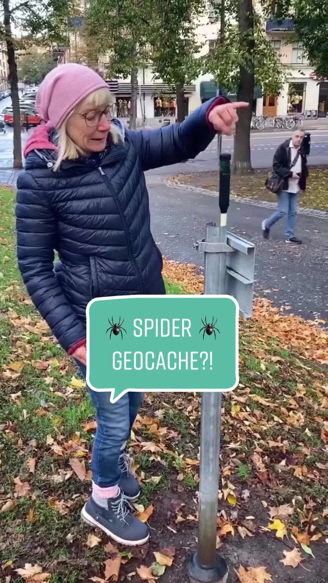 SPIDER GEOCACHE?!