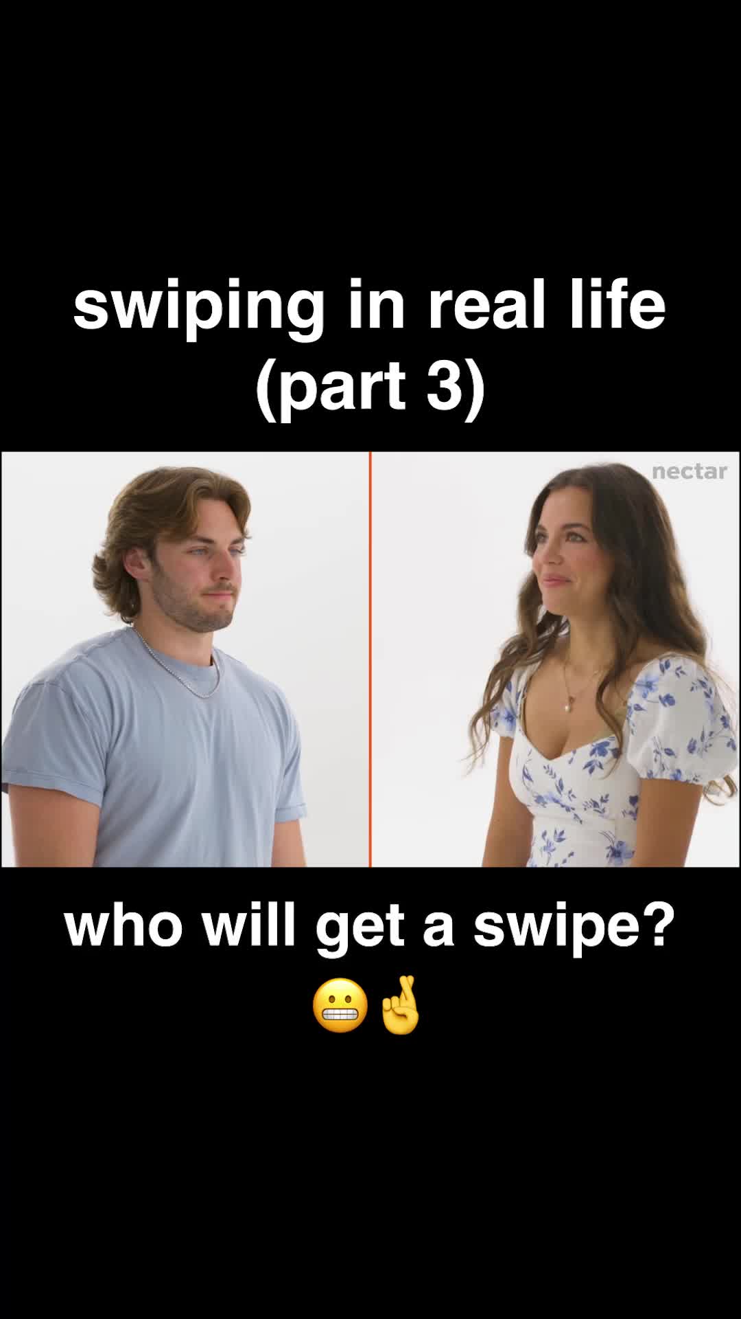 swiping in real life (part 3) who will get a swipe? π€π€