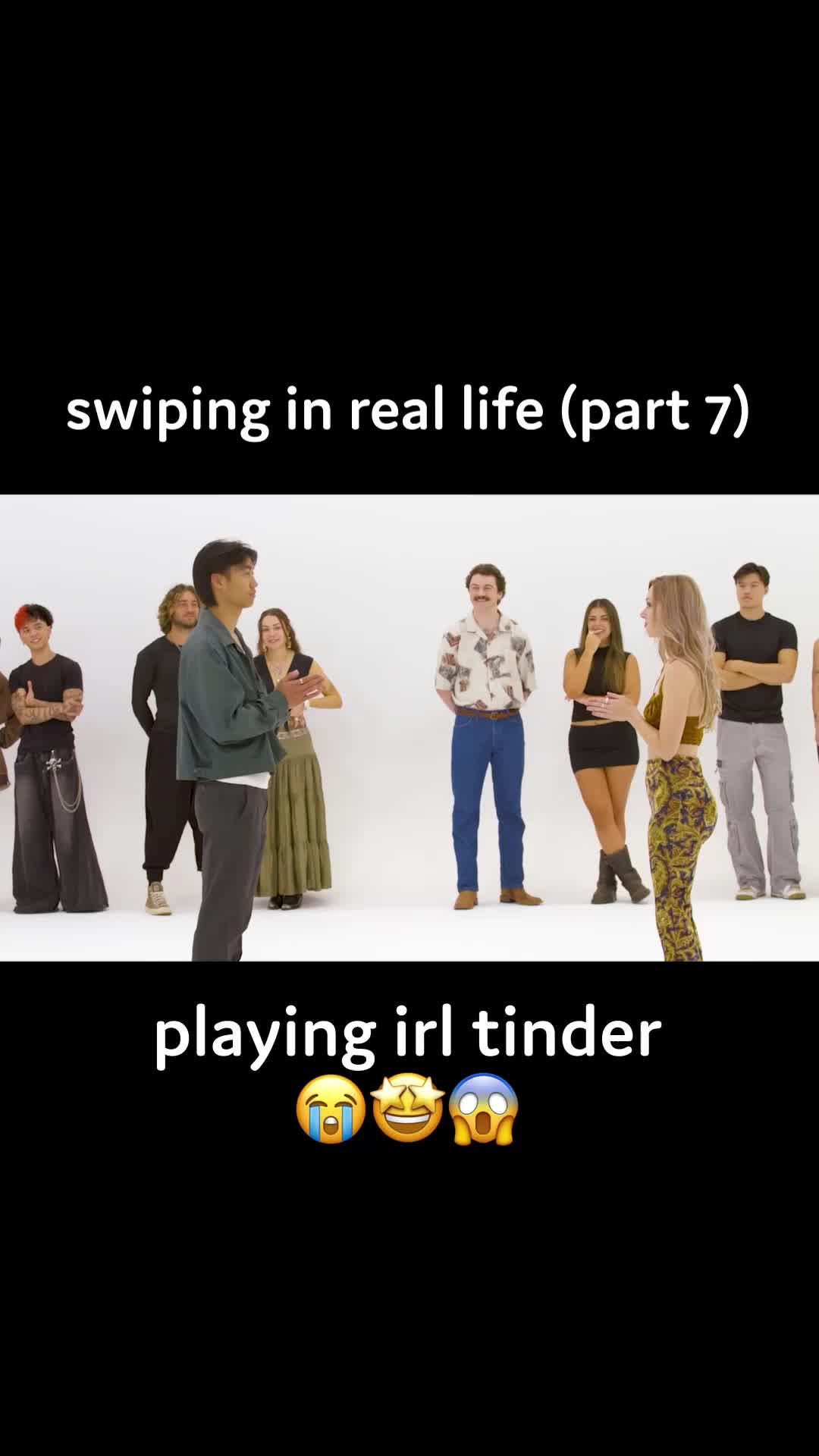 swiping in real life (part 7) playing irl tinder ππ€£π±