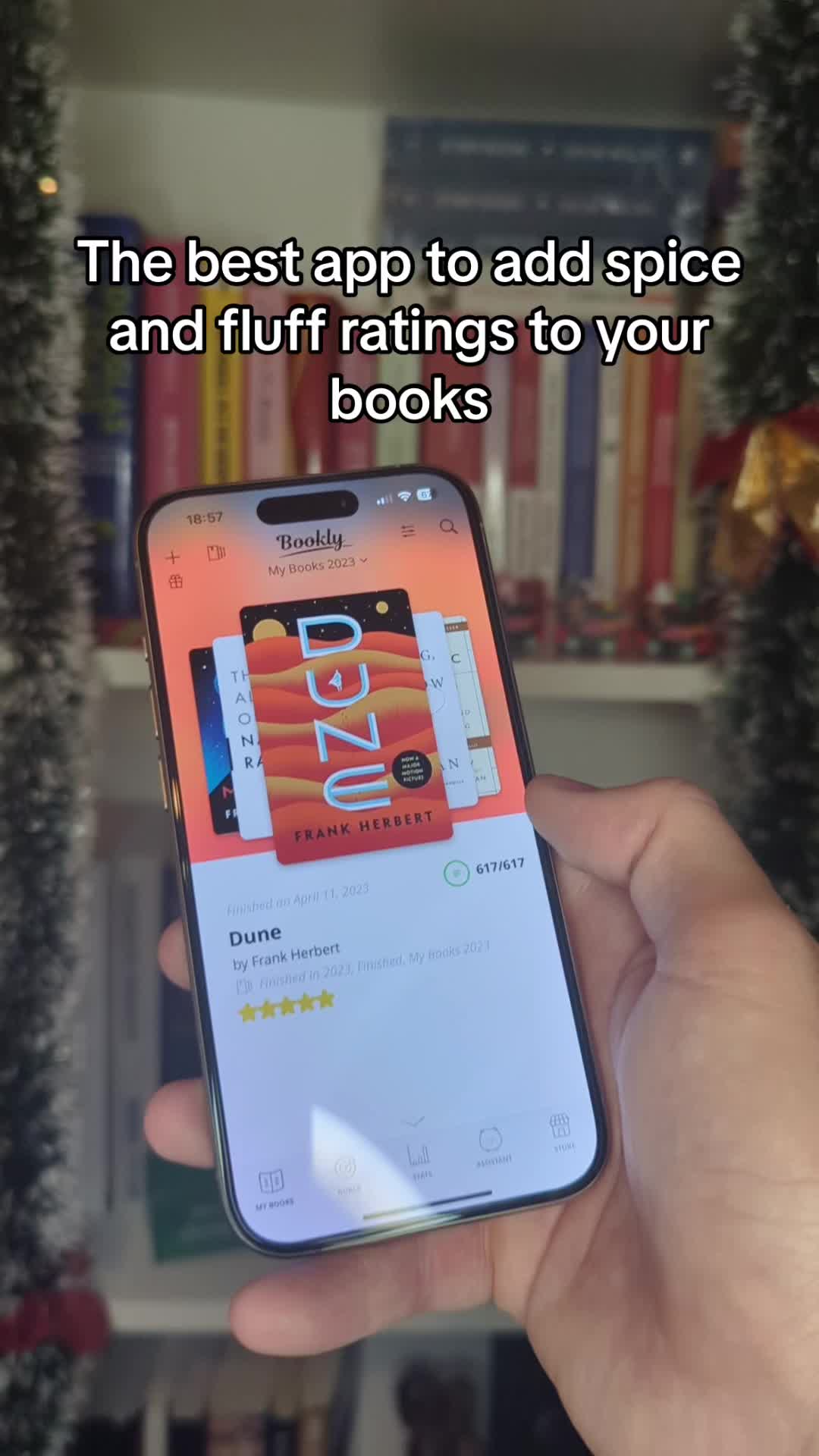 The best app to add spice and fluff ratings to your books