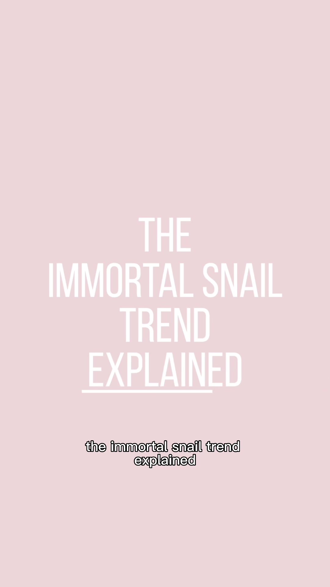 the immortal snail trend explained