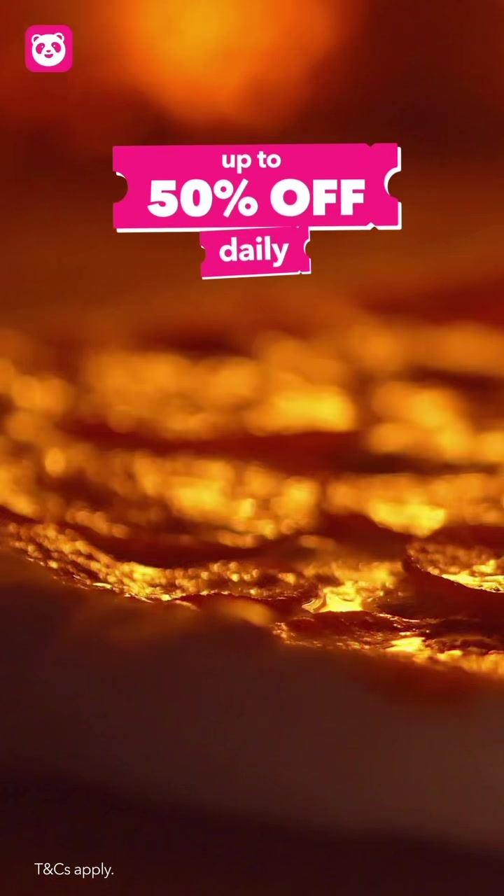 up to 50% OFF daily T&Cs apply.