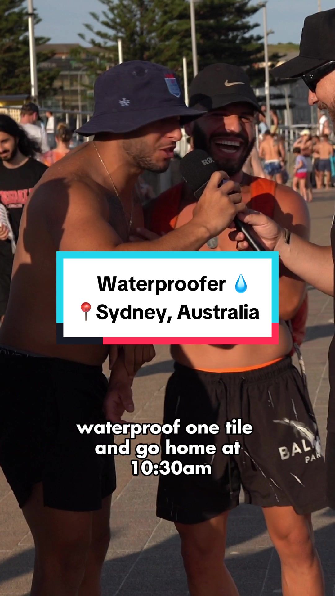 Waterproofer π¦ π Sydney, Australia waterproof one tile and go home at 10:30am