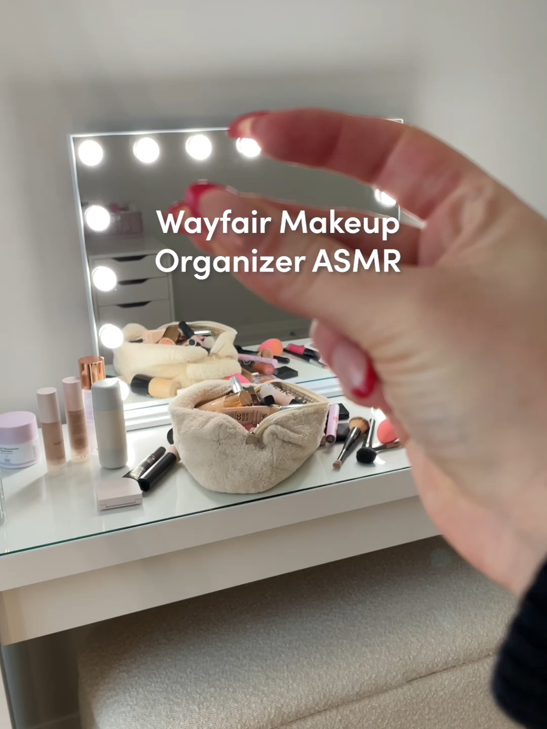 Wayfair Makeup Organizer ASMR