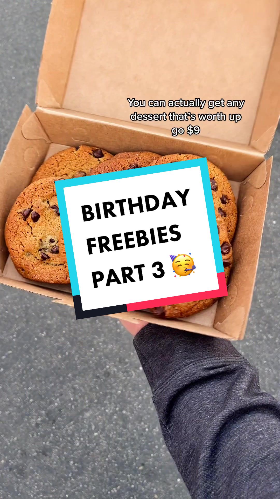 You can actually get any dessert that’s worth up go $9 BIRTHDAY FREEBIES PART 3 🎉