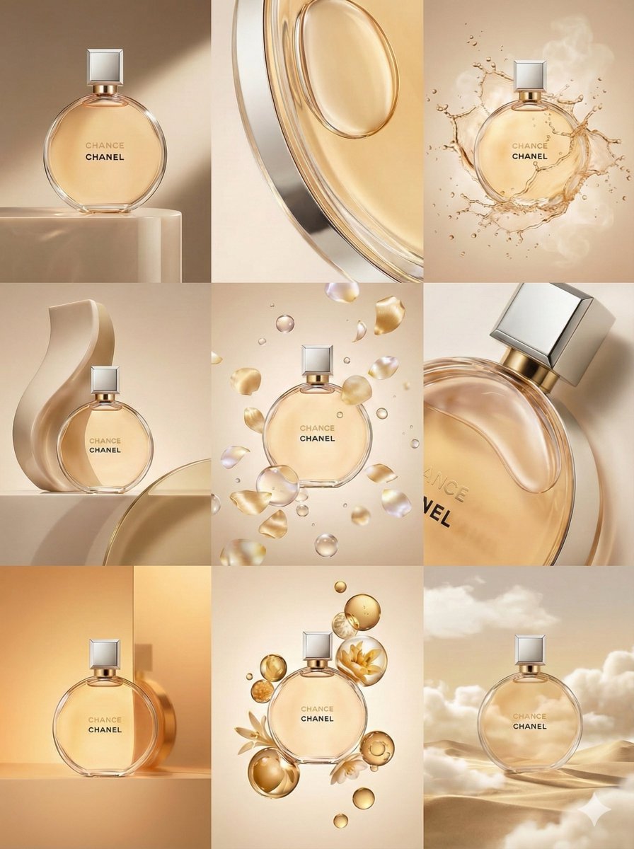 Chanel Chance Perfume: Luxury Product Photography Collection