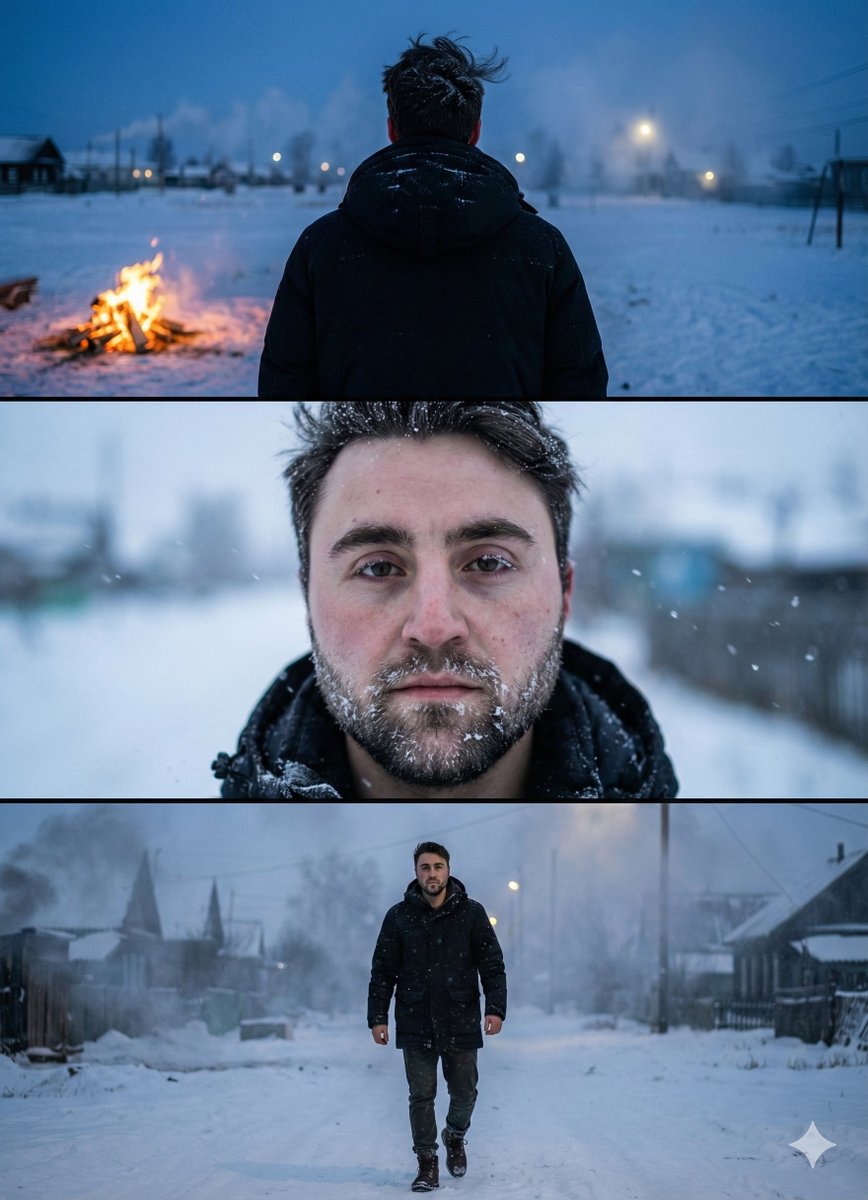 Cinematic Winter Triptych