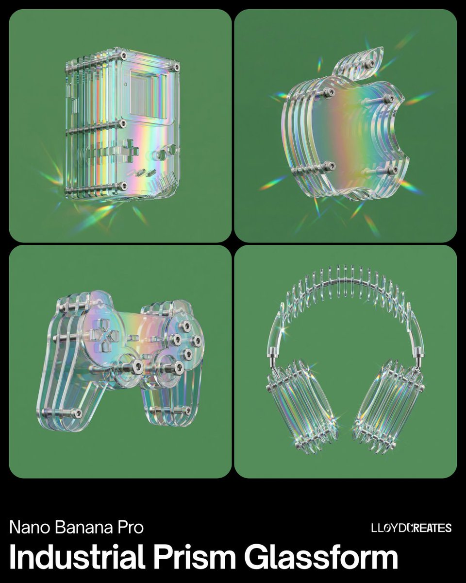 E-commerce Main Image - Industrial Prismatic Glassform Product Visual