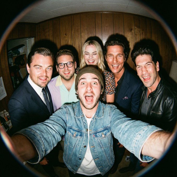 Fisheye Movie Character Selfie
