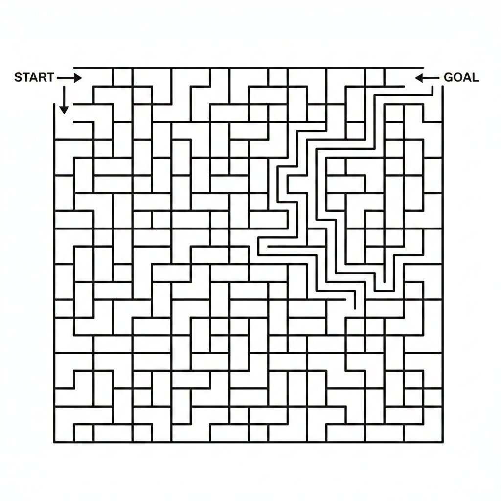 Game Asset - Maze Generation Failure in Nano Banana