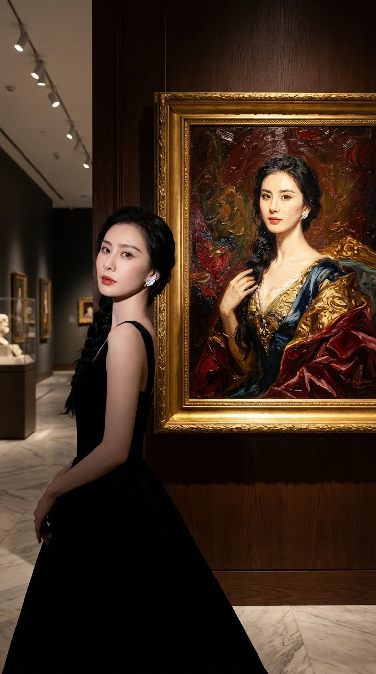 Museum Art Exhibition Selfie