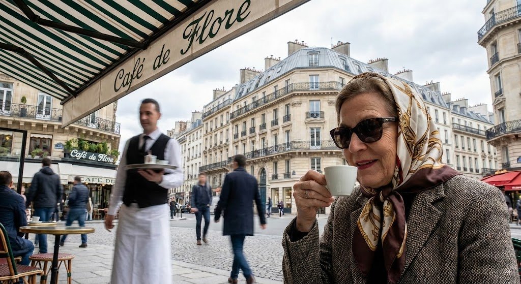 Parisian Cafe Terrace