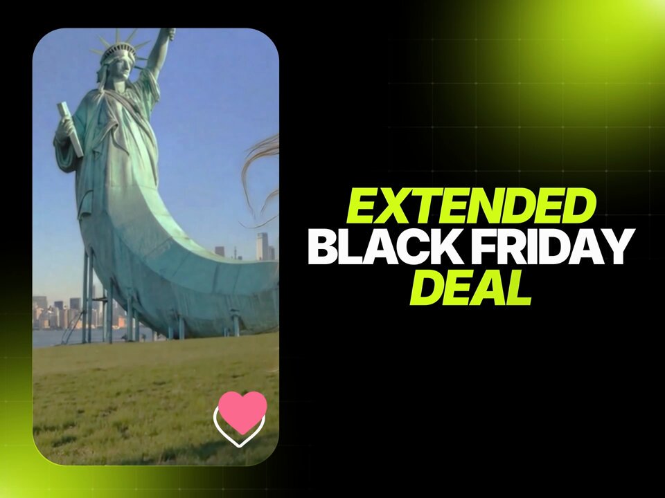 Surreal Banana Statue of Liberty | Black Friday Deal