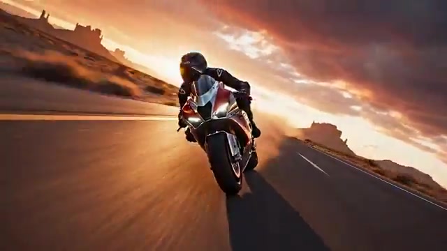 Chasing the Sun: A High-Octane Desert Ride