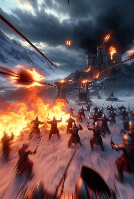Clash of Titans: Aerial Views of an Epic Medieval Battle