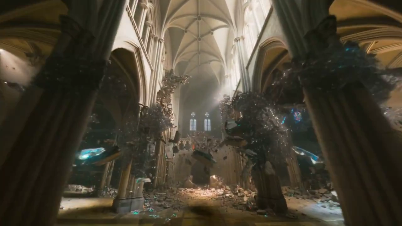 Crumbling Realities: A Journey Through Time and Light