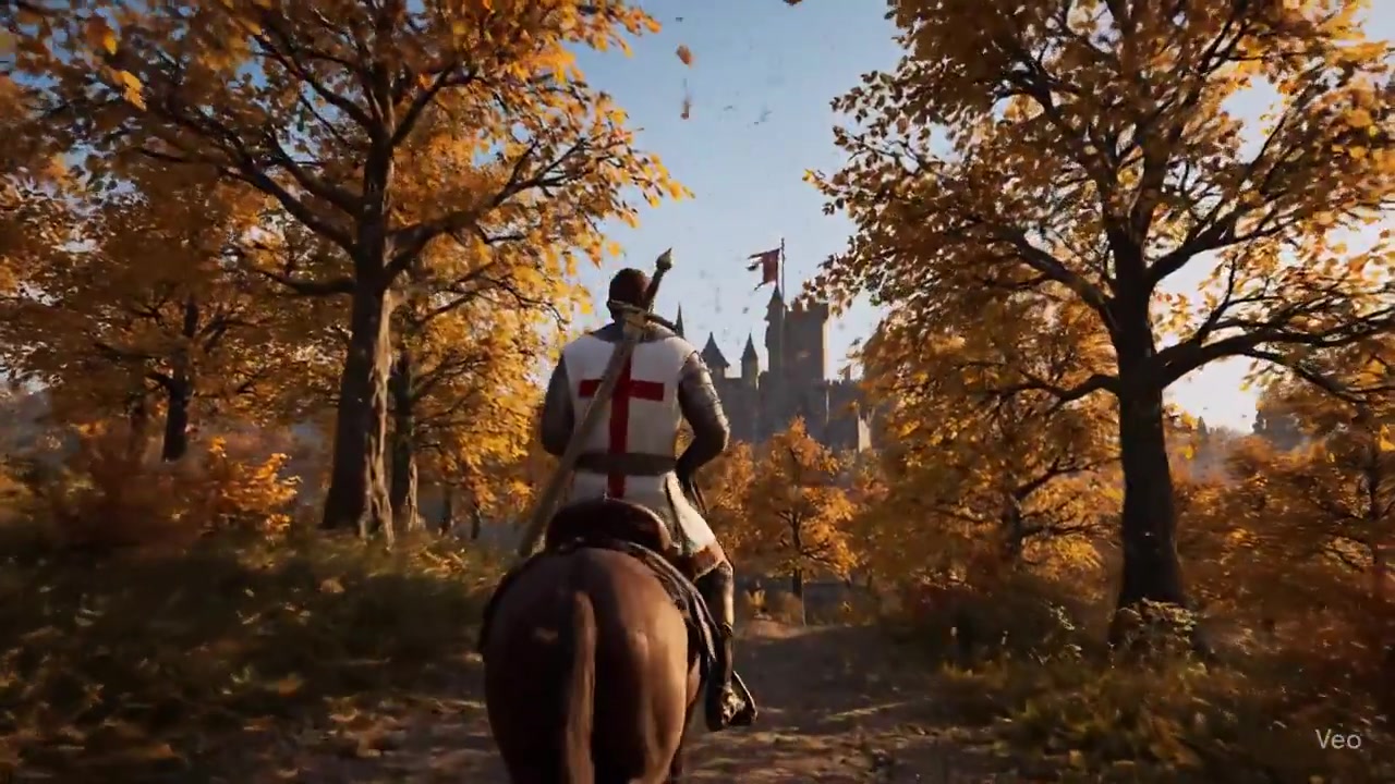 Crusader's Journey: Autumn in the Forest