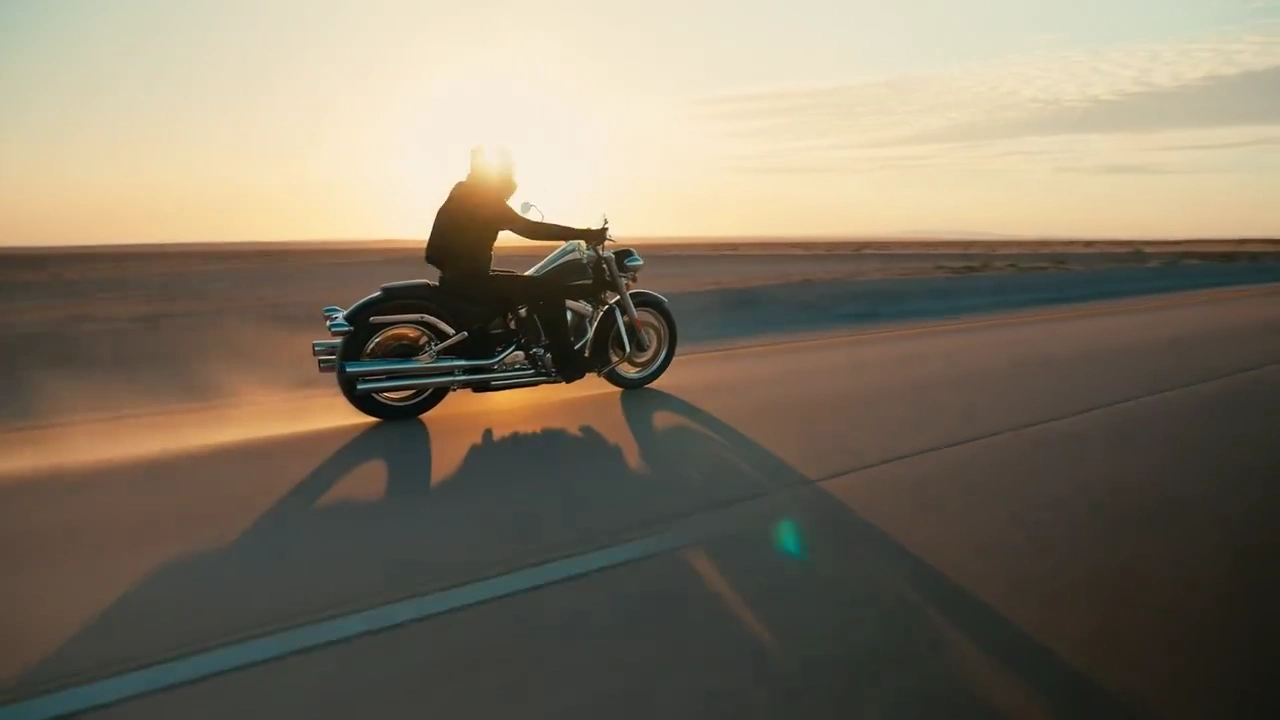 Desert Dawn: Motorcycle Journey