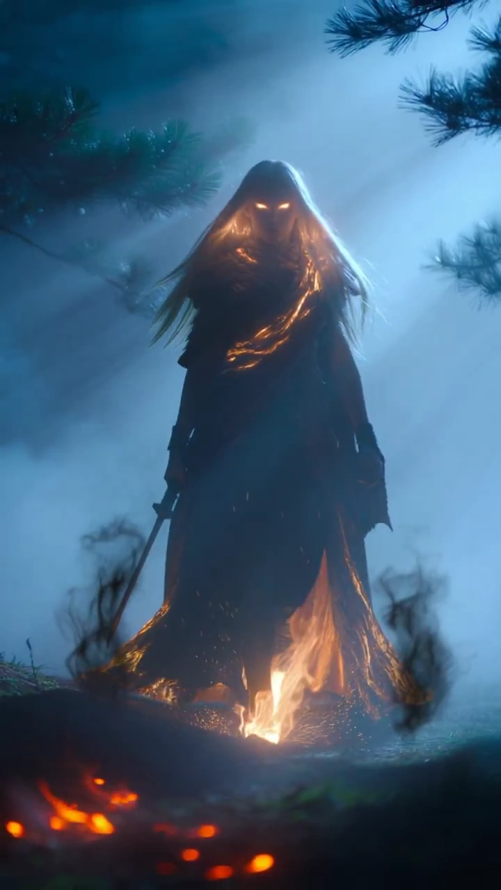 Ember Cloaked Warrior: A Cinematic Fantasy Adventure