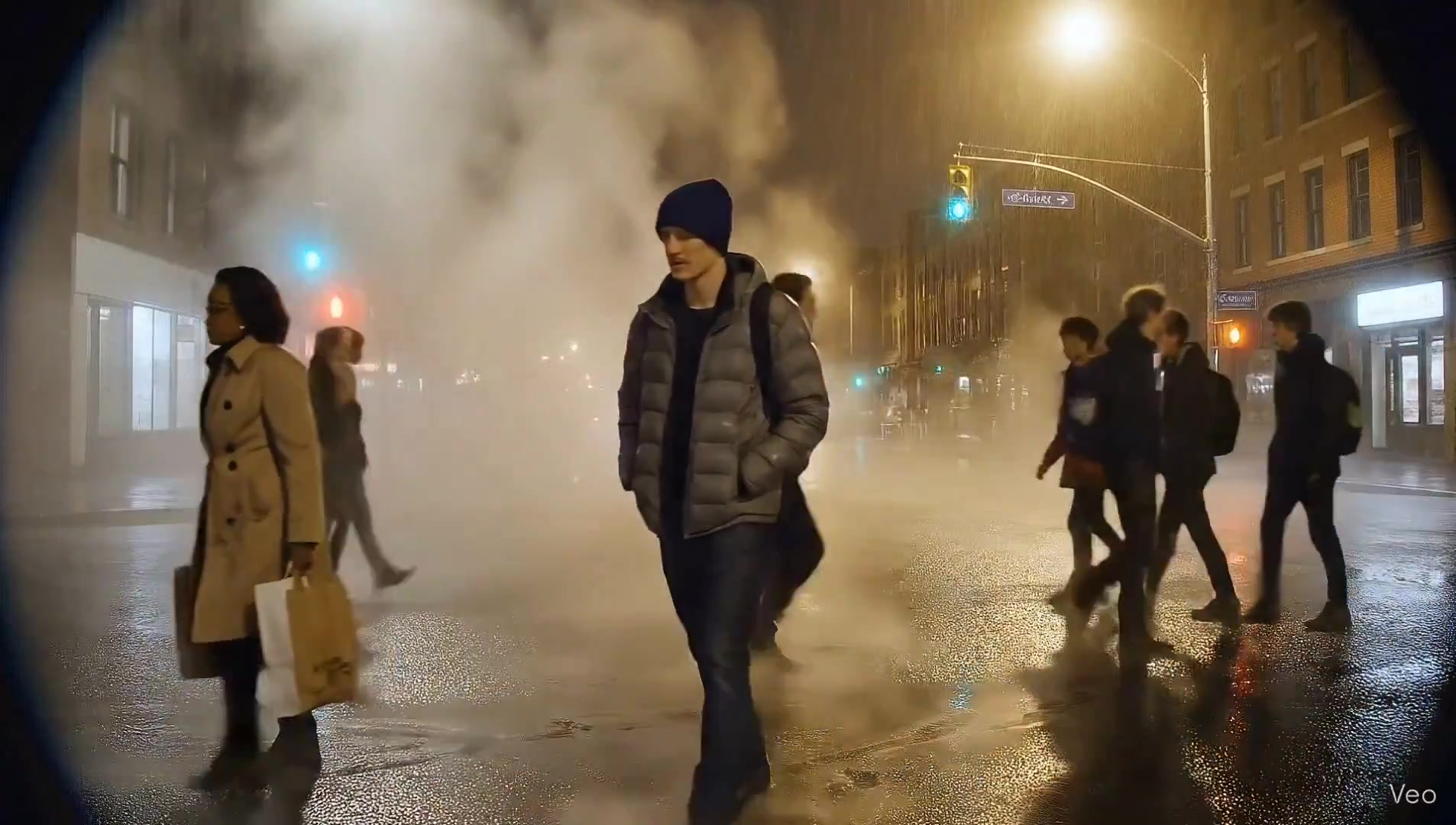 Fog and Footsteps: An Urban Night Journey