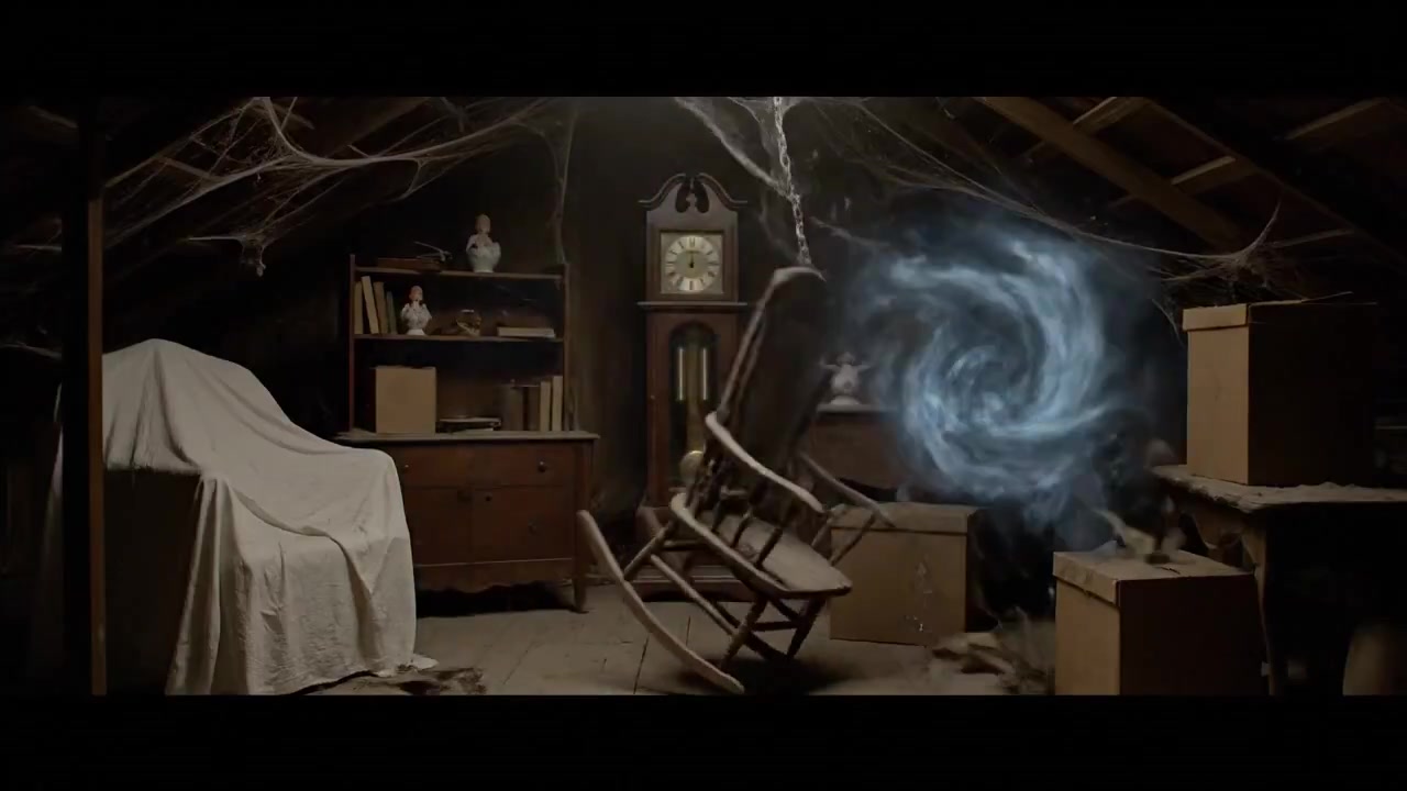 Ghostly Whispers: A Haunting in the Attic