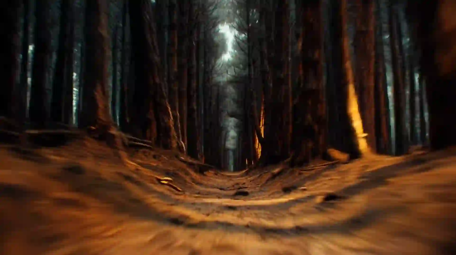 High-Speed Journey Through a Forest